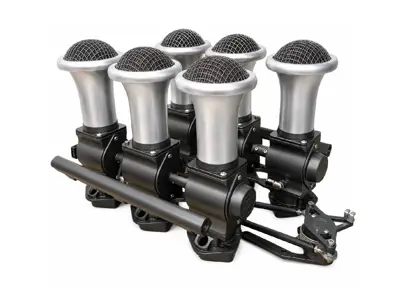 Kit di potenziamento ITB a rulli per collettore a 3 prigionieri. Porsche 964 4.0 litri